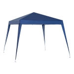 Outsunny Tenda Dobrável 3x3m Tenda para Jardim Campismo Festas Eventos Aço e Oxford Azul