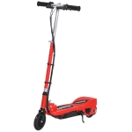 HOMCOM Trotinete Elétrica Criança De 7-14 Anos Dobrável Guiador Ajustável 12km/h Bateria Recarregável Carga 50kg Vermelho