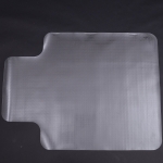 HOMCOM Tapete de proteção para cadeira de escritório PVC transparente 90x120cm Protetor de piso acarpetado(c-1)
