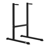 HOMCOM Estação Dip de Musculação Suporte para Treinar Peito Abdominais e Costas Carga Máx. 120kg 104x70,5x122cm Preto