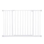 PawHut Barrera Seguridad para Niños Mascotas Valla Seguridad Infantil Retráctil Puertas Seguridad Bebe Perros Mascotas 5.5x82.5x5.5-115cm(c-2)