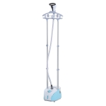 HOMCOM Ferro a vapor vertical para roupas 1800W Temperatura ajustável a 11 níveis com tanque de 2L Azul