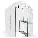 Outsunny Estufa de jardim transparente para Plantas 180x105x150cm(c-2)