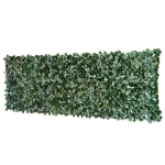 Outsunny Vedação Artificial em Rolo 3,1m Vedação de Privacidade para Balcão Jardim Exterior Planta Decorativa de Parede PE Verde