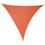Outsunny Toldo Vela Triangular 3x3x3 para Varanda Jardim ou Campismo Cor Laranja