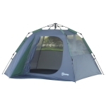 Outsunny Tenda para 3-4 pessoas Fácil de implantar Impermeável 270x250x160cm Verde