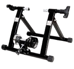 HOMCOM Rolo Magnético Treinamento Doméstico Treinador de Bicicleta Exercício Dobrável com Resistência de 8 Níveis Aço 120kg Preto(c-4)