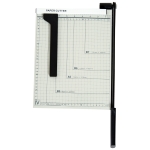 HomCom Cortador de Papel A4 Guilhotina Profissional para Papelaria 48x26,5x5cm