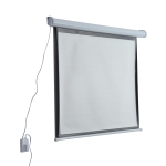 HomCom Tela do projetor elétrico 84 polegadas motorizada 4: 3 Formato com controle remoto 171x128 cm