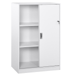 Vinsetto Móveis de escritório com 3 gavetas 4 prateleiras abertas 4 rodas 40x30x83 cm Branco(c-2)