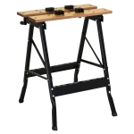 DURHAND Bancada de trabalho dobrável com braçadeiras Uso Doméstico Ferro MDF 70 kg 56x62x75 cm