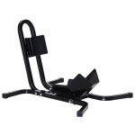 HOMCOM Suporte ajustável da roda da motocicleta do metal do estacionamento da motocicleta para as rodas ∅43/48/53 cm