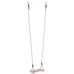 HOMCOM Baloiço infantil de Madeira com assento de corda 40x16cm para adultos e crianças