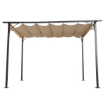 Outsunny Tenda campismo 3,5x3,5m Toldo aberto para eventos Camping impermeável Proteção UV(c-3)