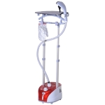 HOMCOM Ferro a vapor vertical para roupas 1800W Temperatura ajustável a 11 níveis com tanque de 2L em 38s de aquecimento