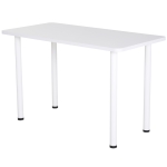 HOMCOM Mesa de jantar Mesa de cozinha multifuncional Mesa lateral Mesa 120x60x76cm Madeira