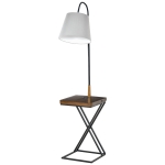 Table d'appoint lampadaire en bois de pin(c-4)