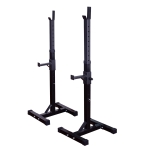 Homcom Support pour Haltères Hauteur Réglable Noir 100 x 43 x 17 cm