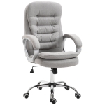 Fauteuil de bureau manager grand confort toile lin(c-2)