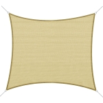 Outsunny Voile d'Ombrage Rectangulaire Rouge 40 x 35 x 16,5 cm(c-2)