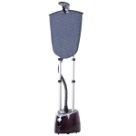 Homcom Défroisseur à vêtements 1800 W planche à repasser intégrée réservoir d'eau 2,8 L tige telescopique gant + cintre fournis violet