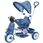 Tricycle enfants évolutif bleu