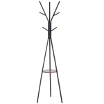 Homcom Porte-Manteau Design Contemporain 9 Patères 45 x 45 x 180 cm(c-2)