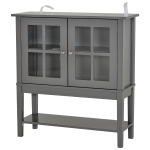 Meuble vitrine de rangement 2 portes