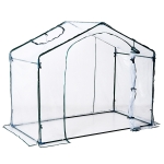 Outsunny Serre de Jardin Transparent et Vert 1,8 x 1,05 x 1,50 m