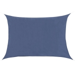 Outsunny Voile d'ombrage rectangulaire 6L x 4l m HDPE bleu