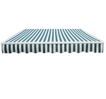 Outsunny Store Banne Manuel Rétractable Gris 4 x 3 m(c-3)