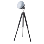 Homcom Lampadaire avec Trépied Réglable Noir 65 x 65 x 152 cm
