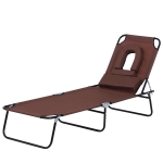 Bain de soleil de lecture inclinable pliable