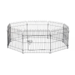 PawHut Enclos pour Chien Noir 71 x 61 cm