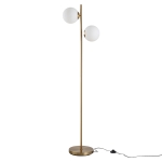 Lampadaire en métal 2 abat-jours(c-1)