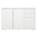 Commode buffet 2 tiroirs 3 portes 117 x 36 x 74 cm