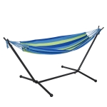 Hamac de jardin 1 place avec support et sac transport(c-1)