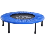 HOMCOM 91cm Mini Trampoline-Black/Blue(c-2)