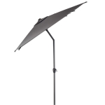 Outsunny Garden Sun Umbrella Patio Parasol w/ Tilt Crank Adjustable Angle 3 x 2m Grey