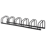 HOMCOM Bike Parking Stand 160Lx33Wx27H cm, Steel-Black