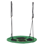 HOMCOM Kids Garden Swing Round Tree Spin, φ100cm-Blue(c-4)