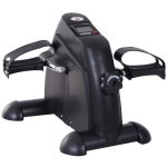 HOMCOM Mini Exercise Bike Under Desk Bike Fitness W/LCD Display, 9Wx 40Dx 31Hcm-Black