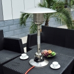 Outsunny Hanging Patio Heater, 1500W, Aluminium-Silver(c-1)