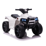 HOMCOM 6 V Kids Ride on Cars Electric ATV for 18-36 months White+Black