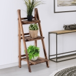 Outsunny Flower Pot 3-Tier 60L x 37W x 93H cm-Fir Wood(c-3)