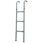 HOMCOM 12/14ft Trampoline Ladder Galvanized w/ Non-slip Mat(c-2)