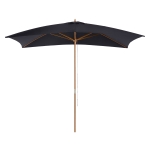 Outsunny 295L x 200W x 255Hcm Wooden Umbrella Parasol-Black