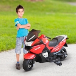 HOMCOM Children Electric Motorcycle-Red(c-1)