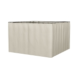 Outsunny 4 Pack Universal Gazebo Replacement Sidewalls Privacy Panel for 3 x 3m Canopy