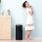 HOMCOM 42 L Stainless Steel Sensor Trash Can W/ Bucket-Chrome(c-4)